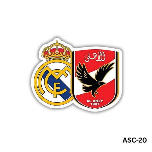 Al Ahly and Real Madrid Sticker (ASC-20)
