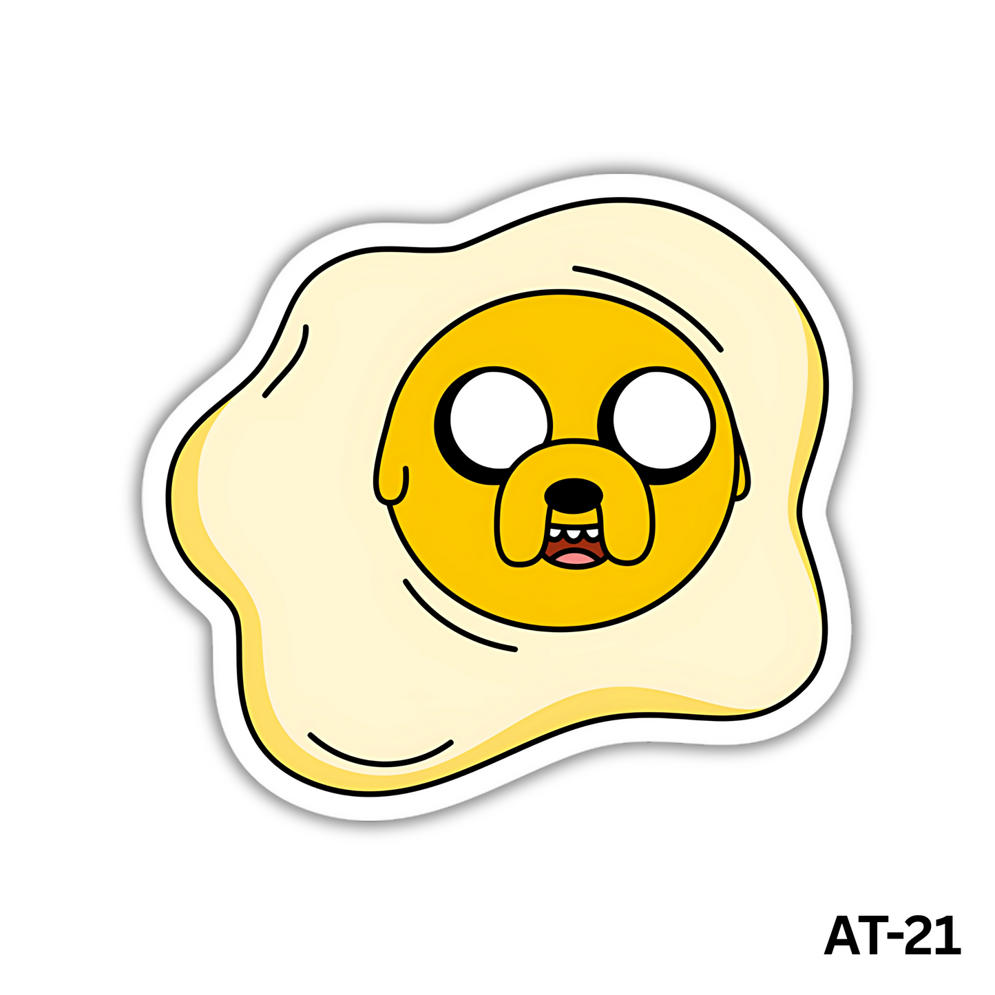 Jake is a Fried Egg Sticker (AT-21)