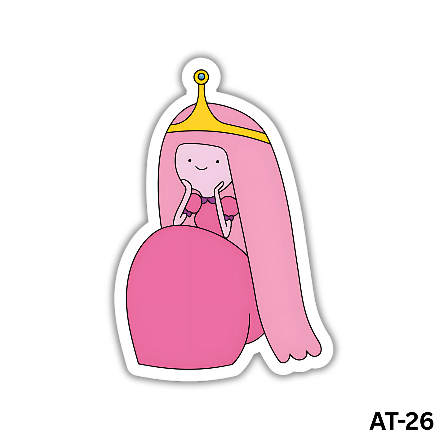 Princess Bubblegum in Expectation Sticker (AT-26)