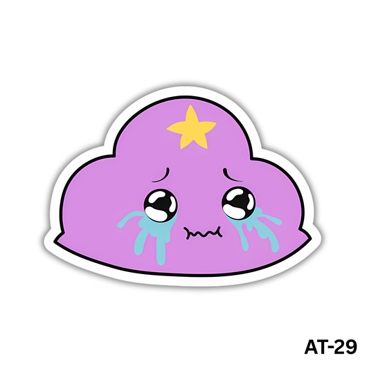 Lumpy Space Princess Crying Sticker (AT-29)