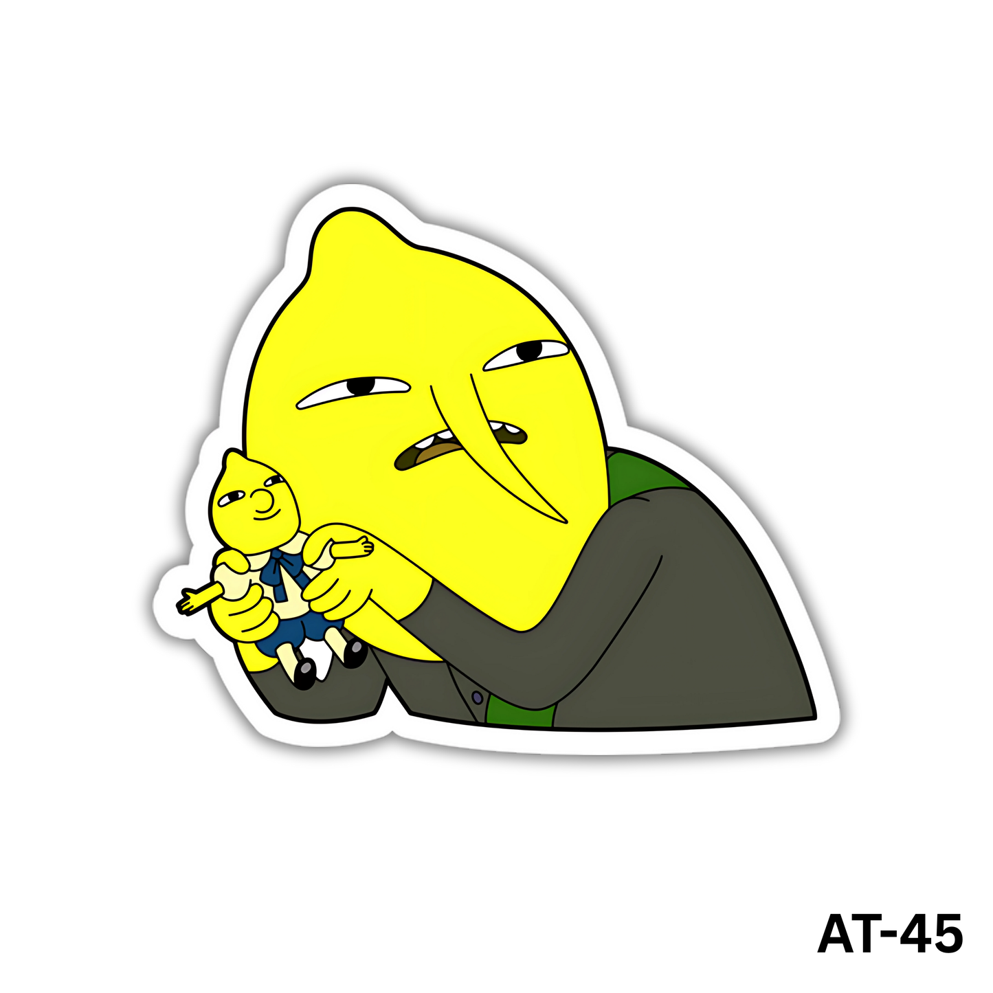 Lemongrab with Lemonsweets Sticker (AT-45)