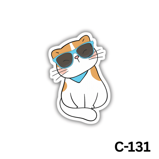 Cat wearing sunglasses(C-131)