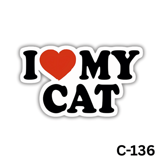 I LOVE MY CAT(C-136)