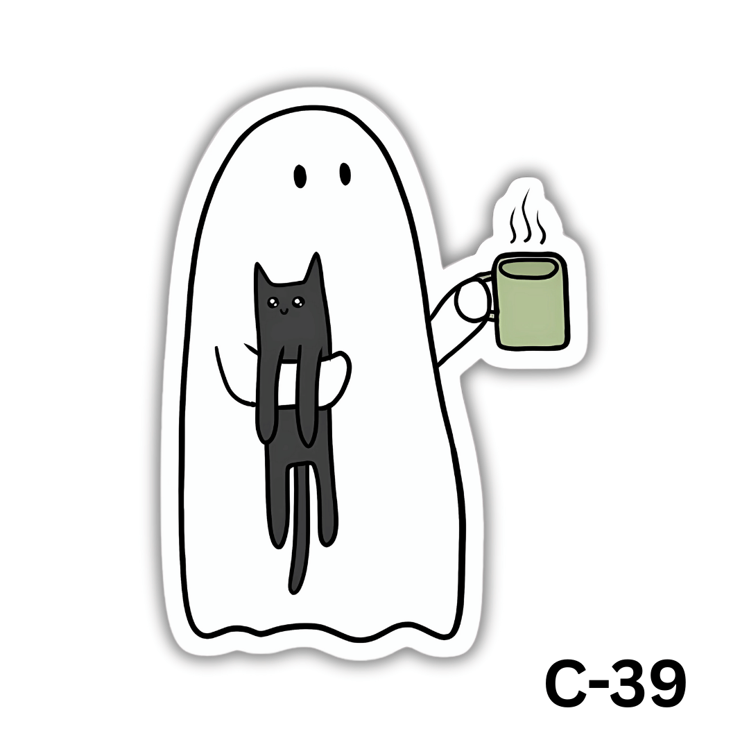 Ghost holding a cat(C-39)
