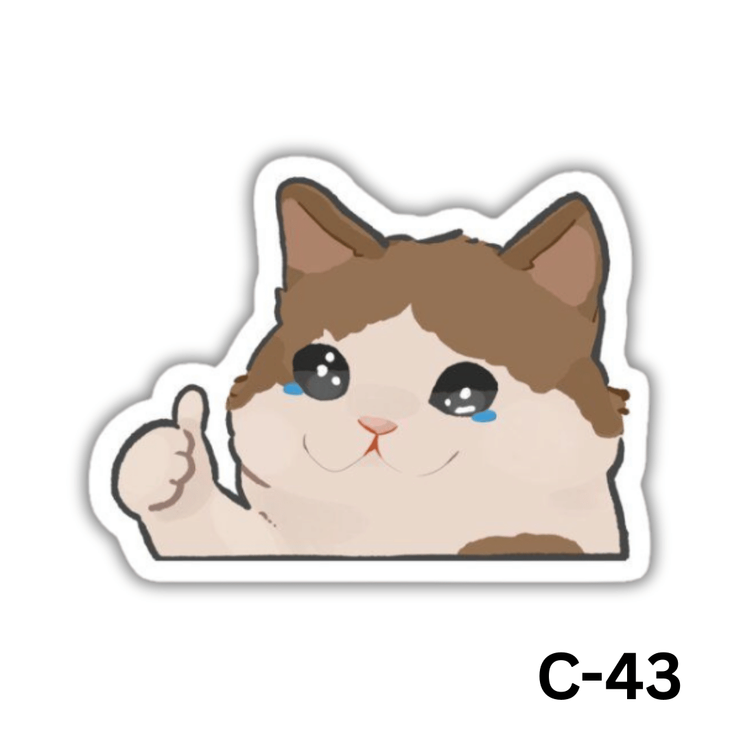 I'm good "crying cat"(C-43)