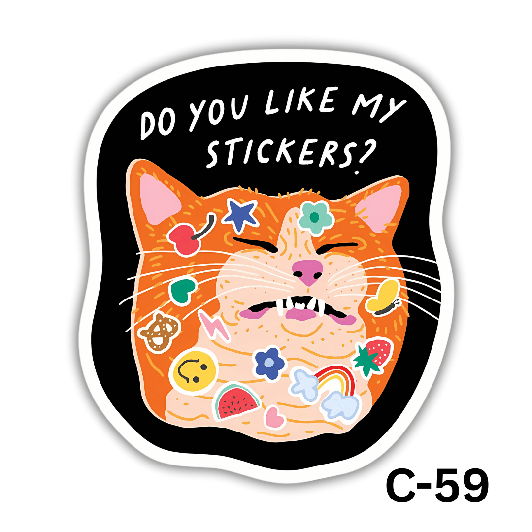 Do you like my stickers?(C-59)