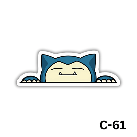 Snorlax Anime Sticker(C-61)
