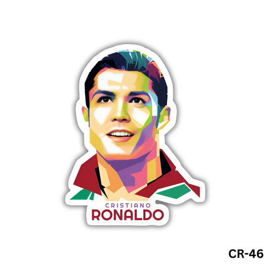 Stylized portrait of Cristiano Ronaldo(CR-46)