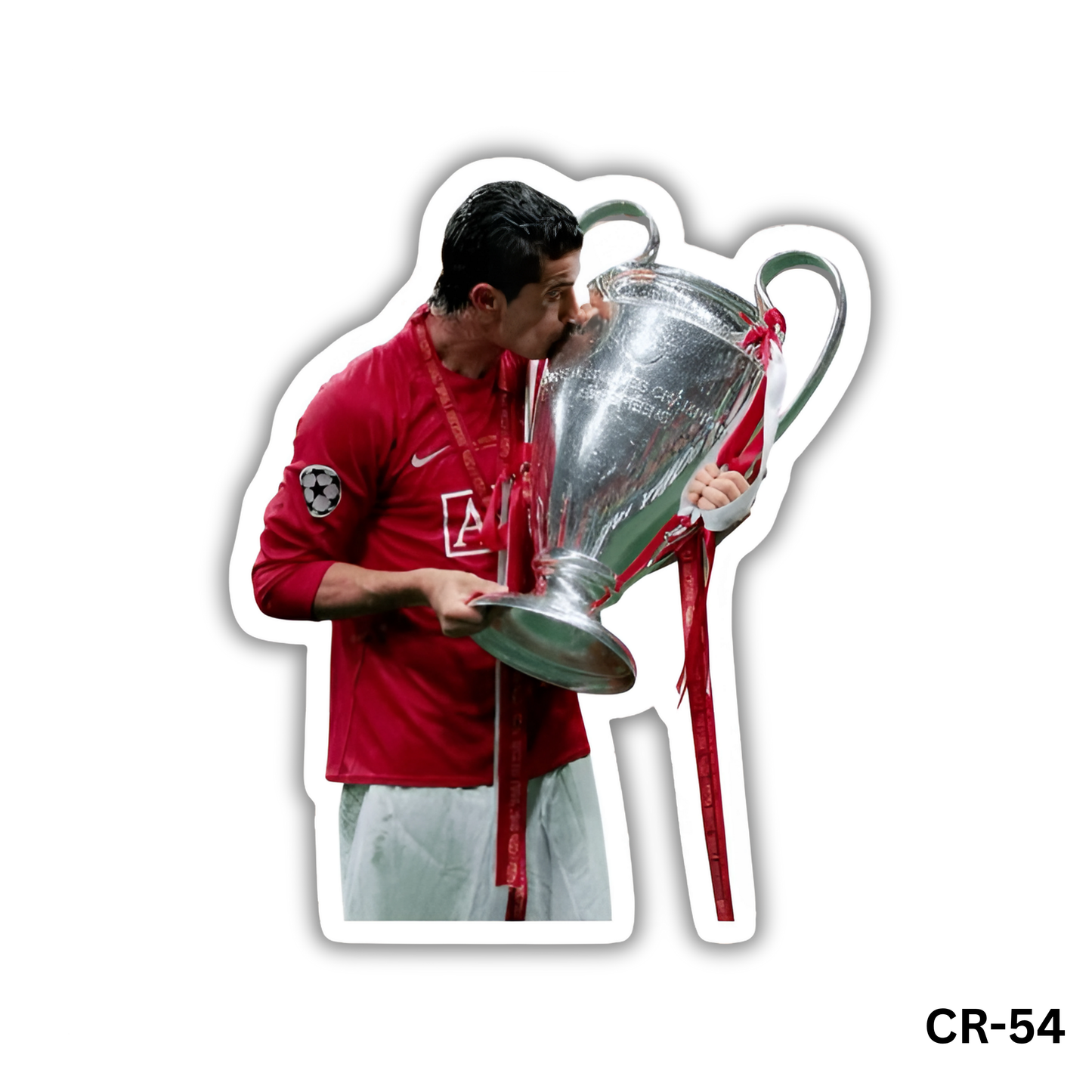 Cristiano ronaldo holding a trophy(CR-54)