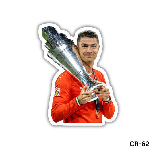 Cristiano Ronaldo Holding a trophy(CR-62)