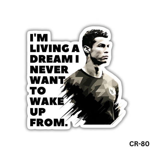 I'm living a dream i never want to wake up from(CR-80)