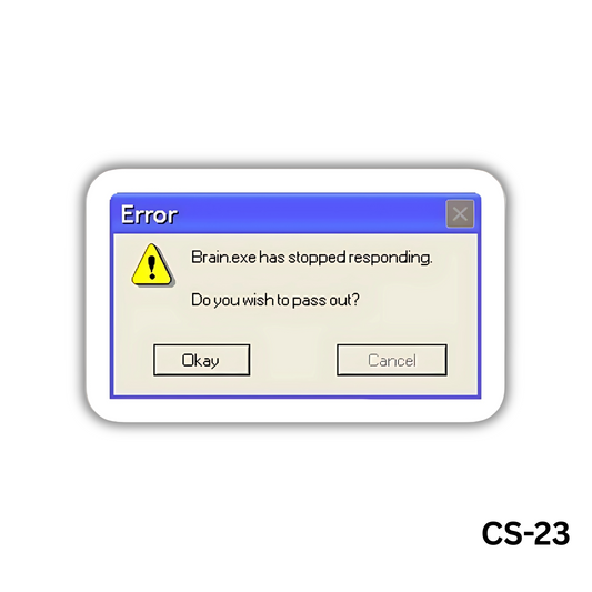 Error Sticker (CS-23)