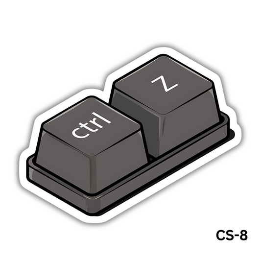 Ctrl Z Sticker (CS-8)