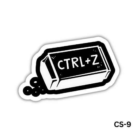 CTRL+Z Sticker (CS-9)