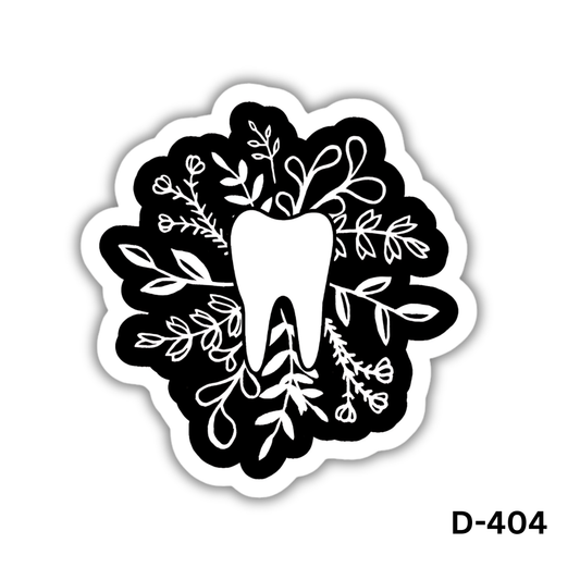 Tooth Tree sticker(D-404)