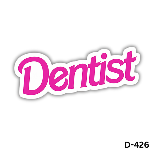 Pink Dentist sticker(D-426)
