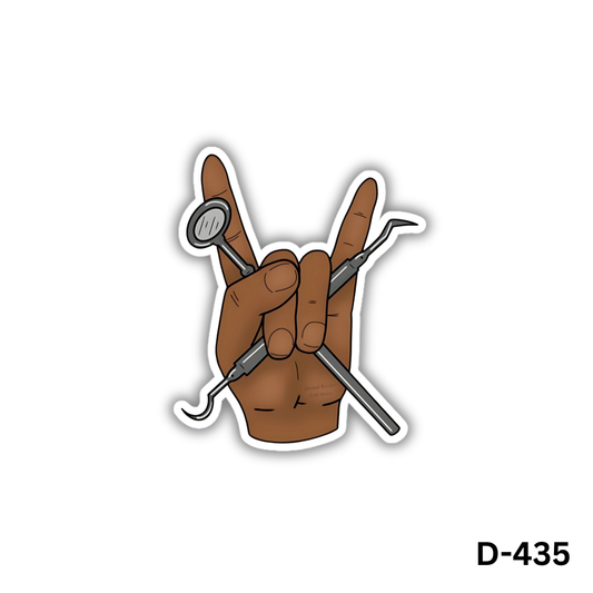 Mirror and Probe sticker(D-435)