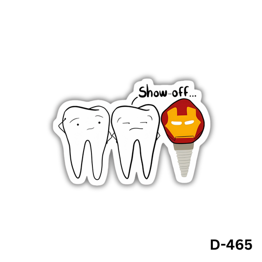 Iron Man Implant sticker(D-465)
