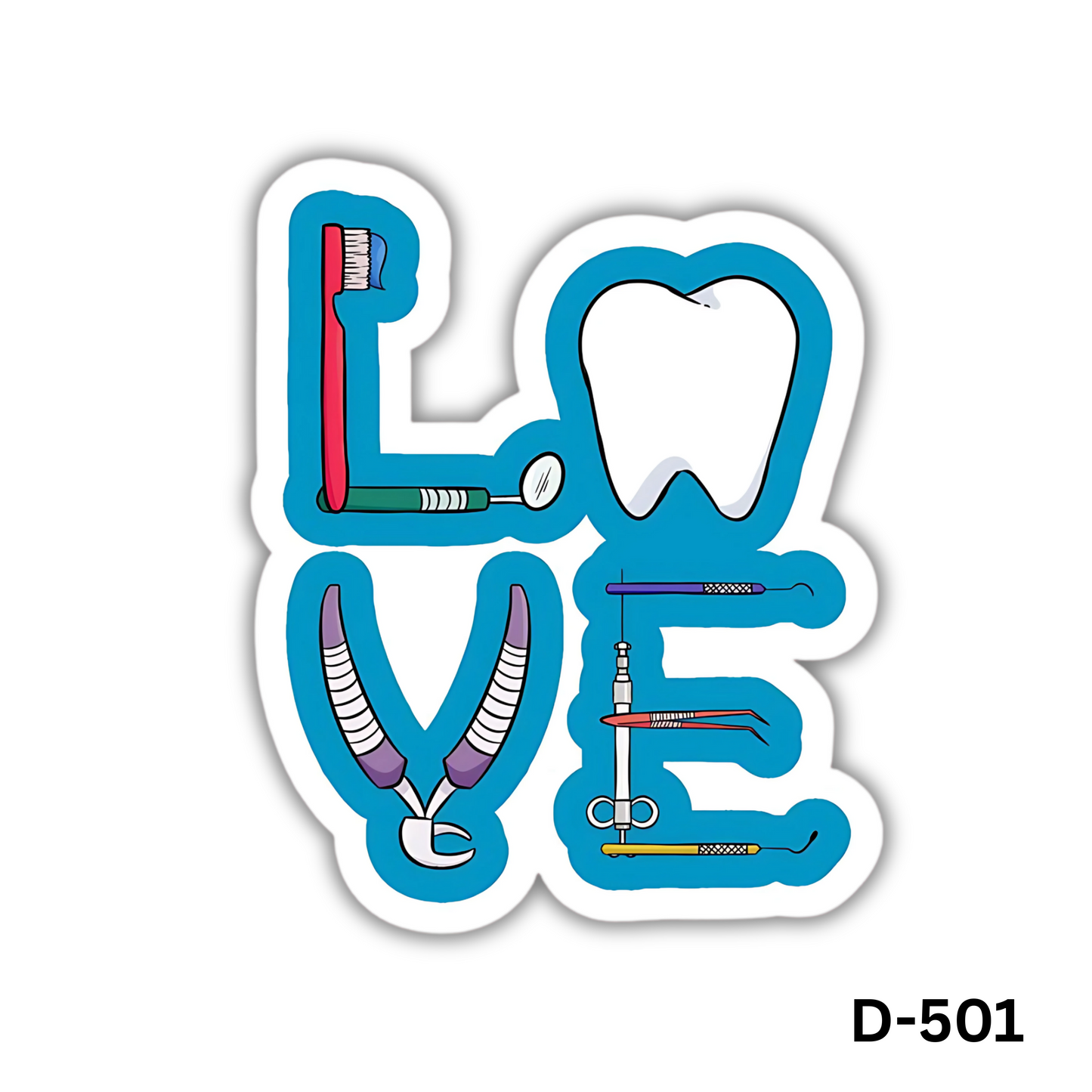 Dental themed "LOVE"(D-501)