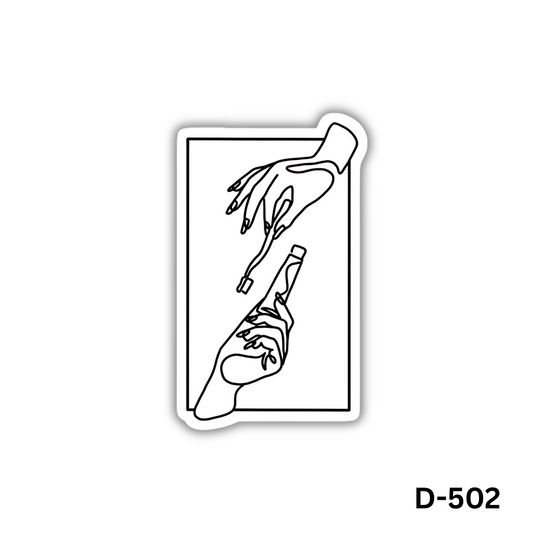 Dental themed Michelangelo's the creation of Adam(D-502)