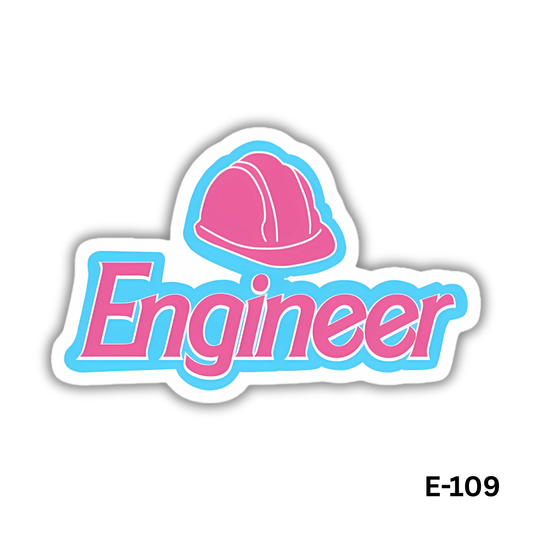 Engineering Girly Sticker (E-109)