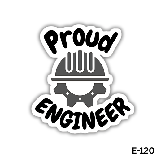 Proud Engineer Sticker (E-120)