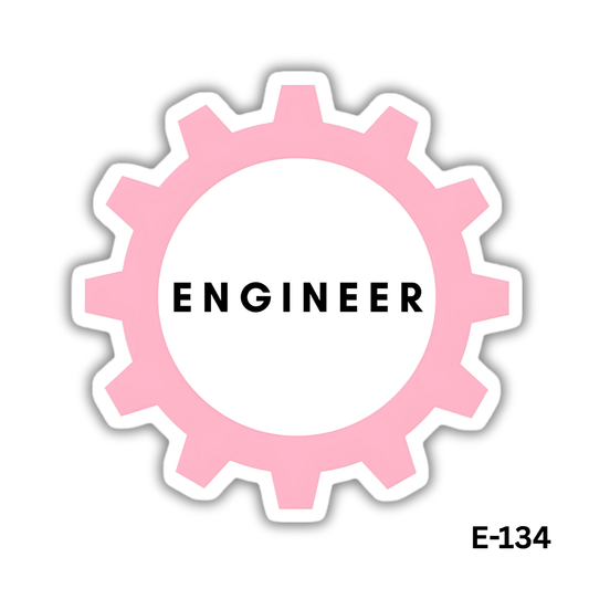 Pink Engineering Sticker (E-134)