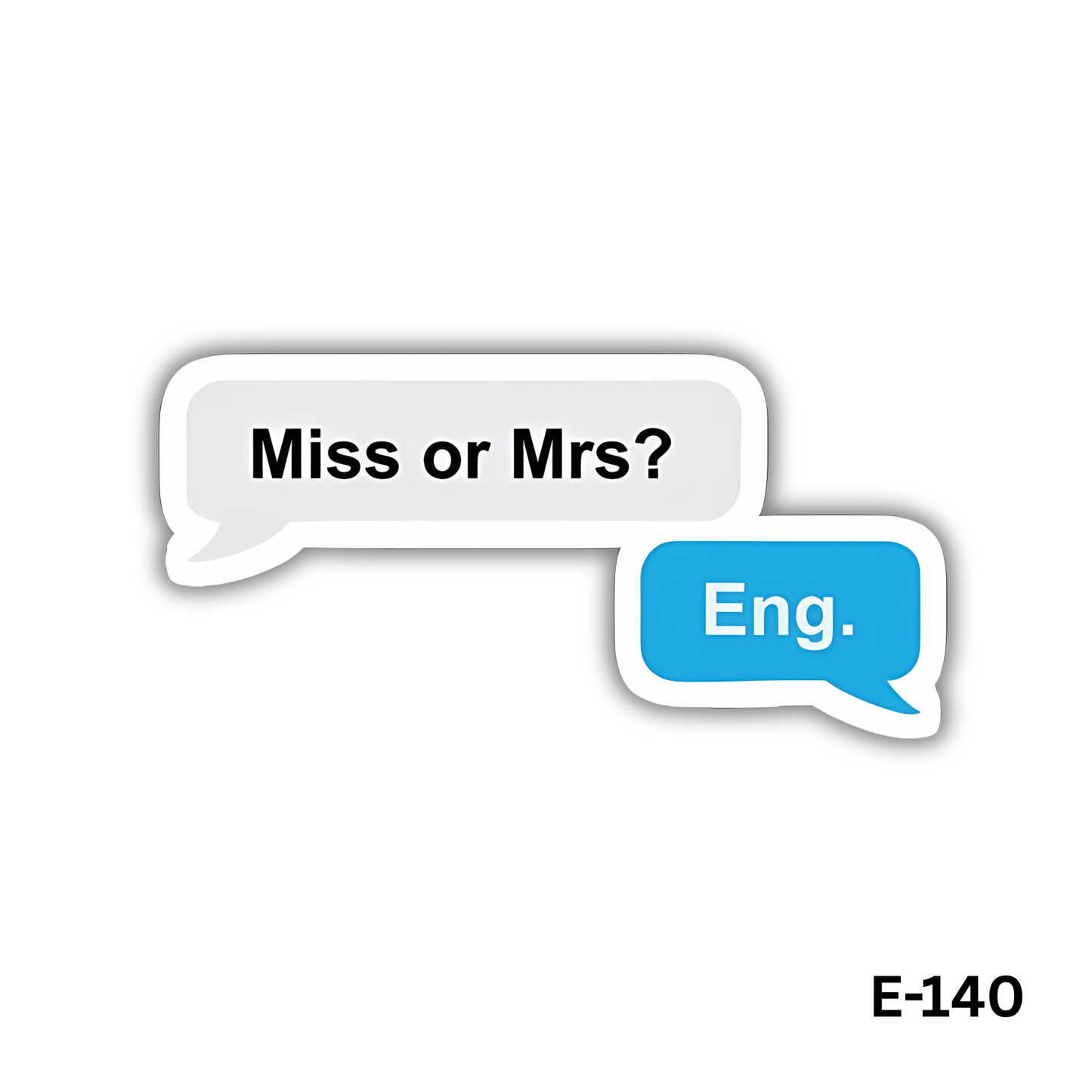 ENG Sticker(E-140)