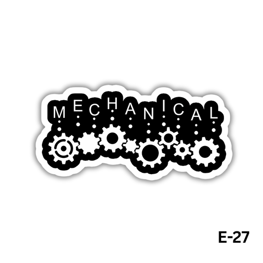 Mechanical Engineering Sticker (E-27)