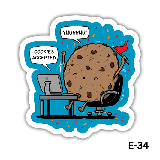 Cookies Accepted Sticker (E-34)