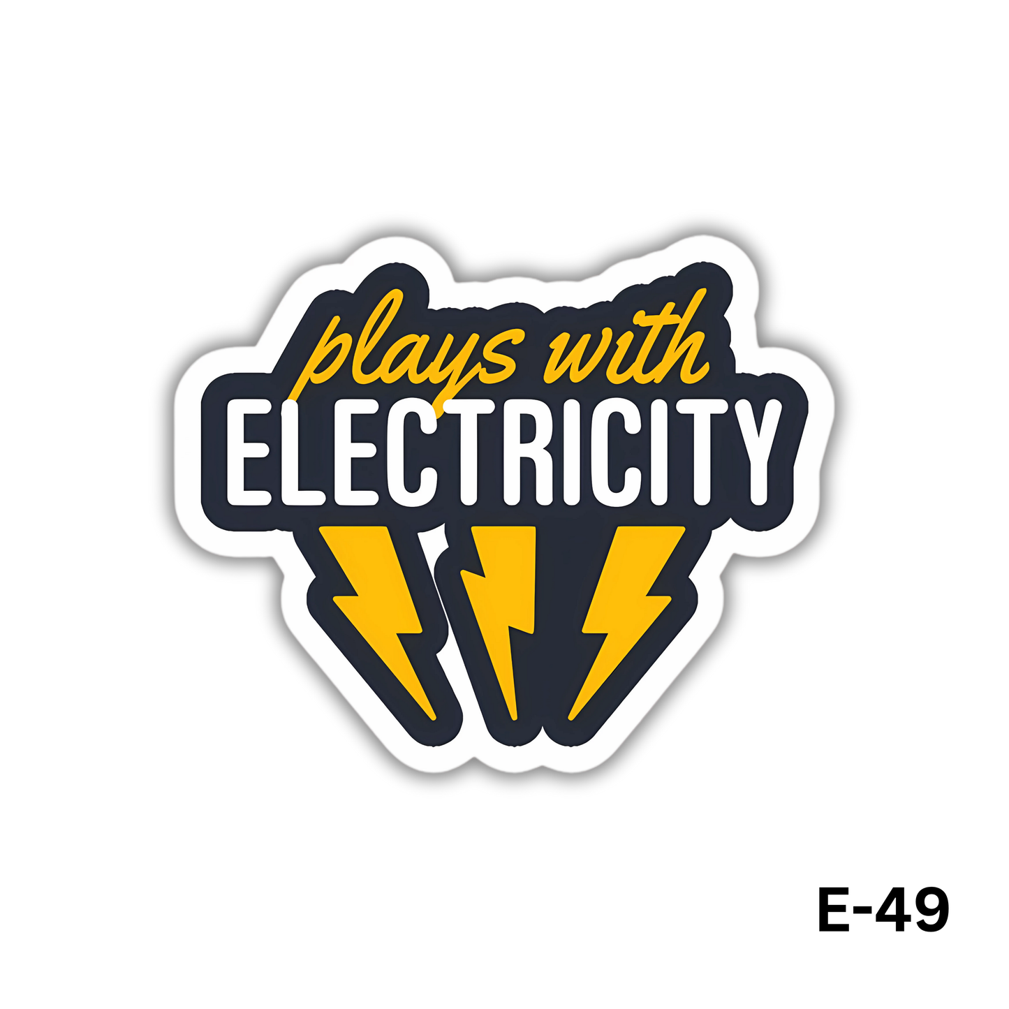 Plays with ELECTRICITY sticker(E-49)