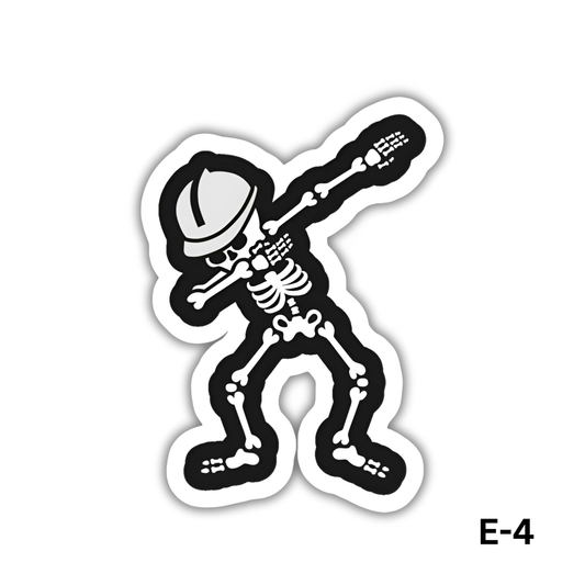 Engineer Skeleton Dab Dance Sticker (E-4)