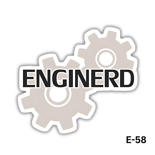 ENGINERD Gear sticker(E-58)