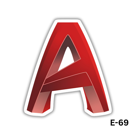 AutoCAD sticker(E-69)