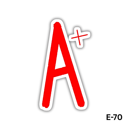 A+ Red sticker(E-70)