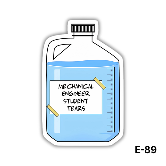 Mechanical engineer student tears(E-89)
