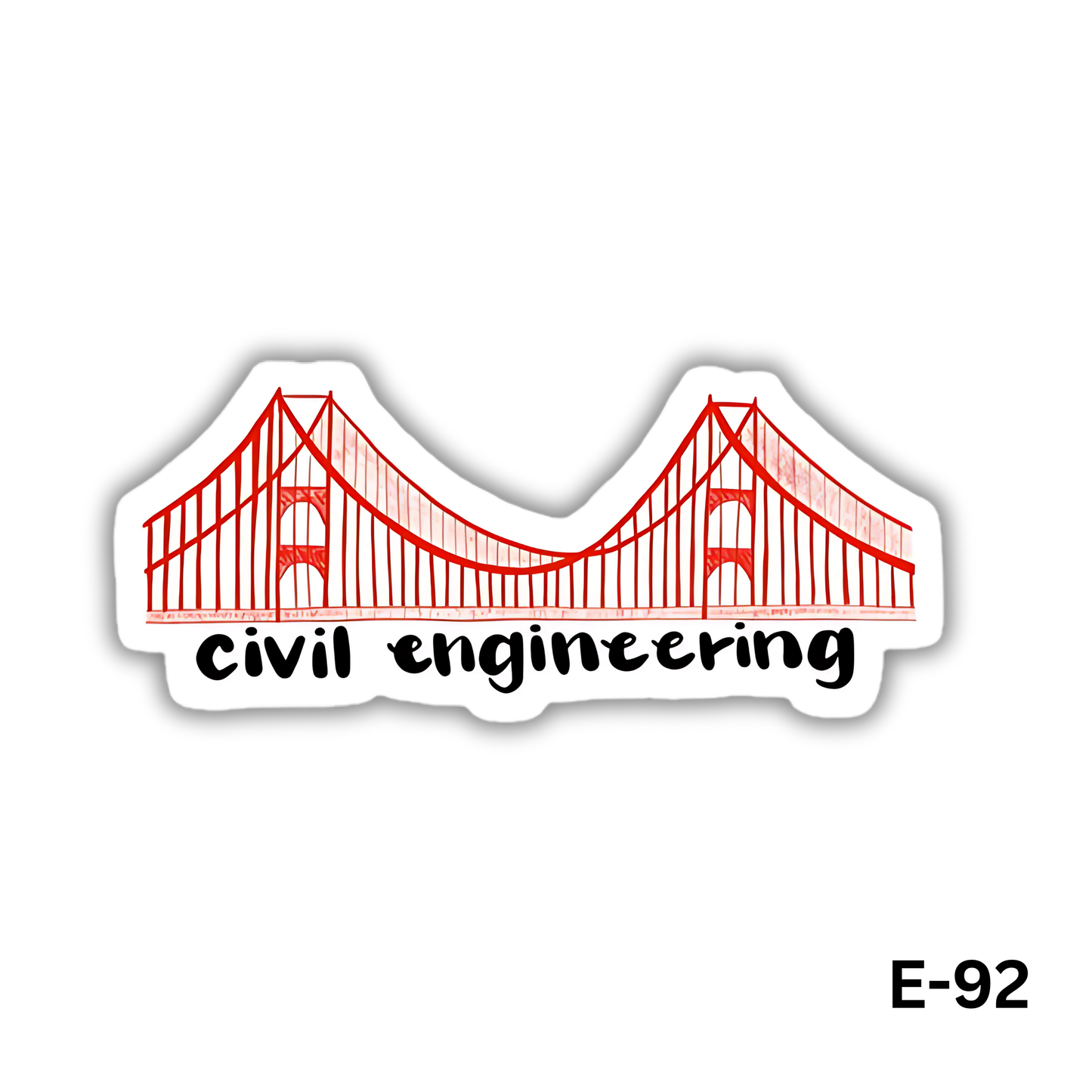 CIVIL ENGINEERING sticker(E-92)