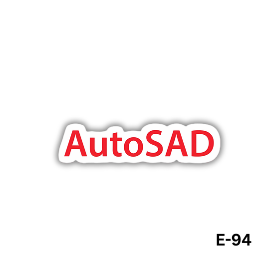 AutoSAD Sticker (E-94)