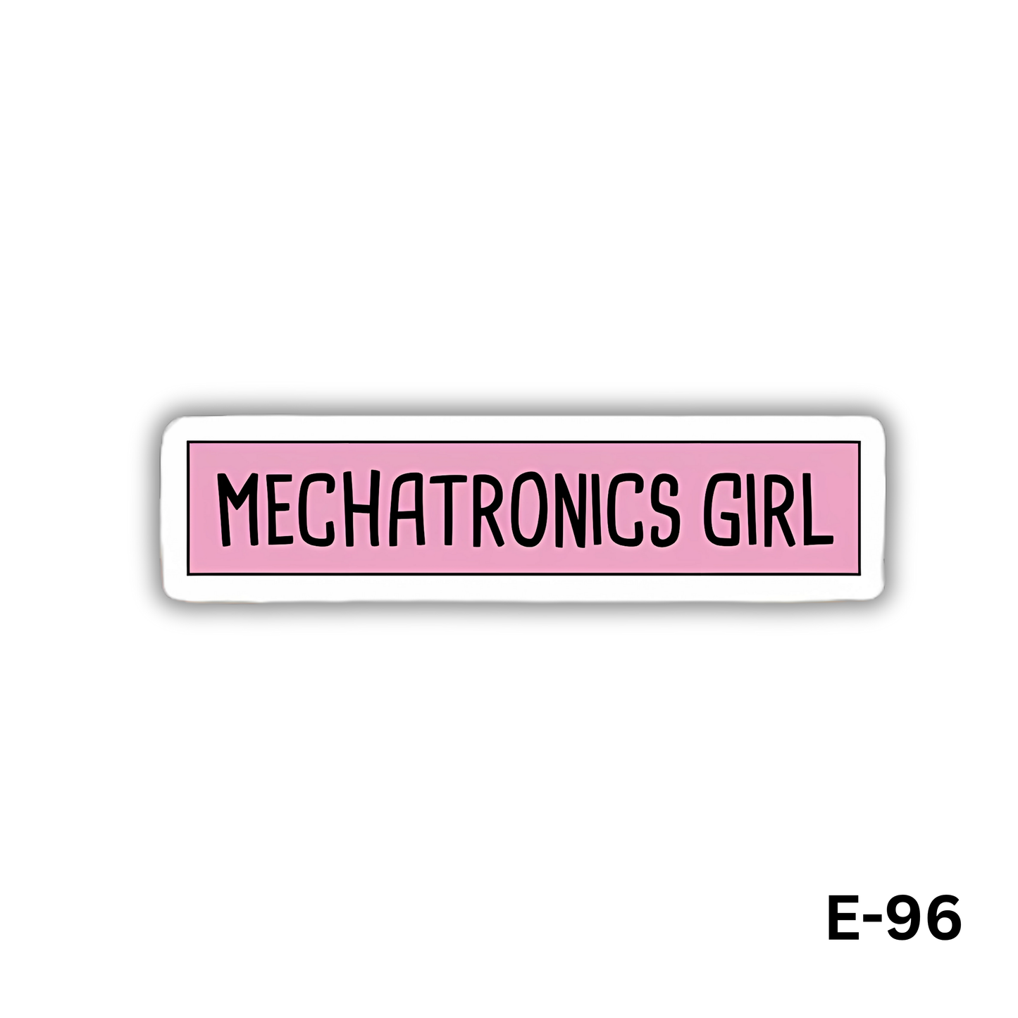 Mechatronics Girl Sticker (E-96)