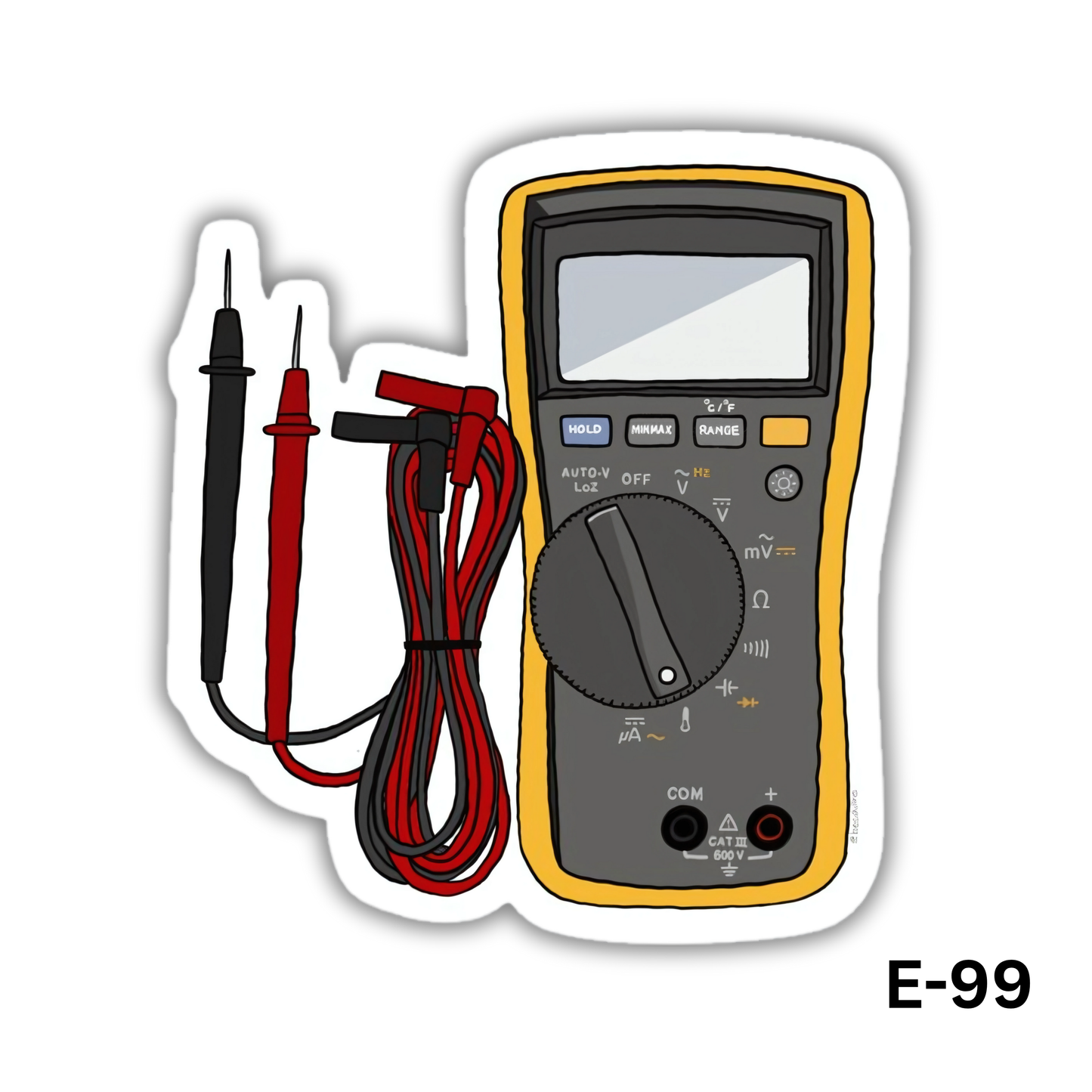 Multimeter Sticker (E-99)