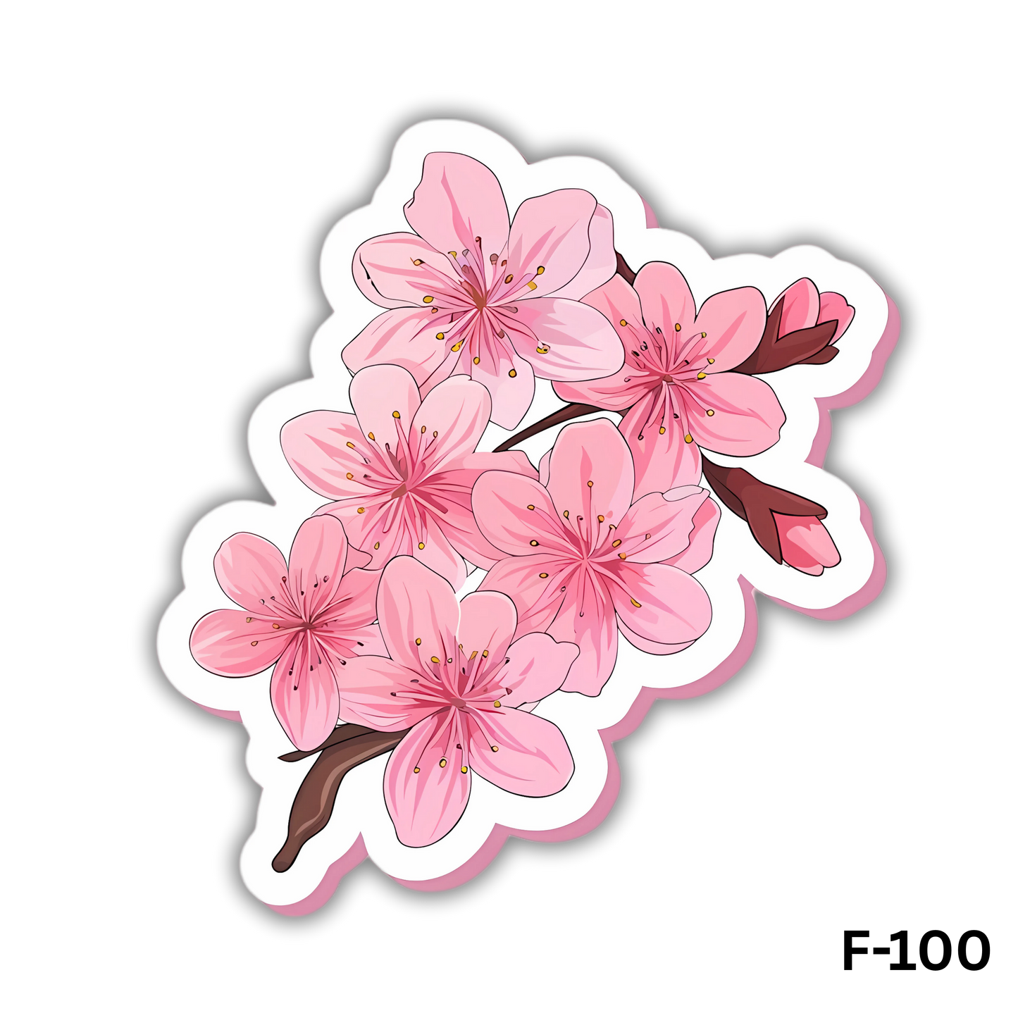 Pink cherry blossom flowers(F-100)