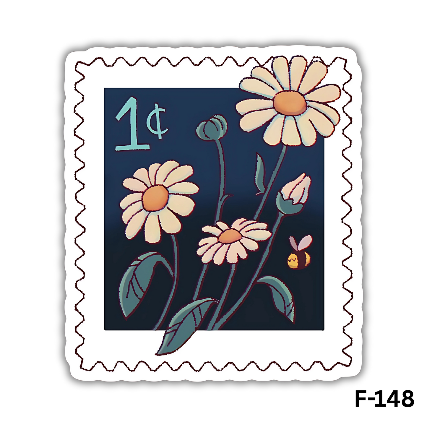 Stamp with flowers(F-148)