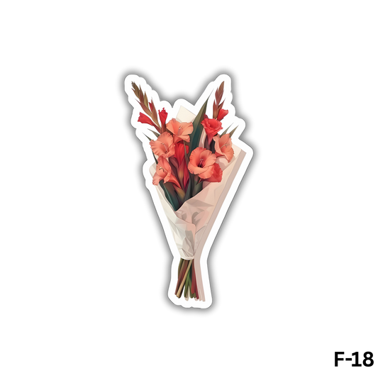 Bouquet of Gladiolus Flowers(F-18)