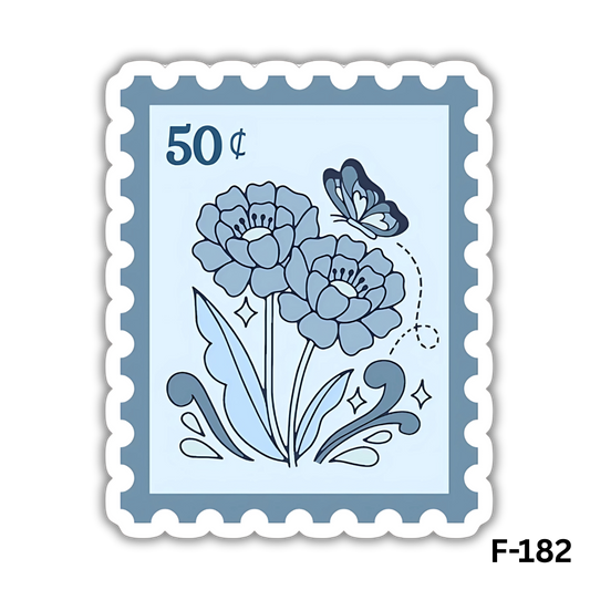 Blue Flowers Serenity Blooms(F-182)