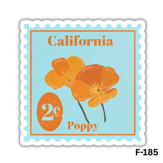 California Poppy Flowers(F-185)