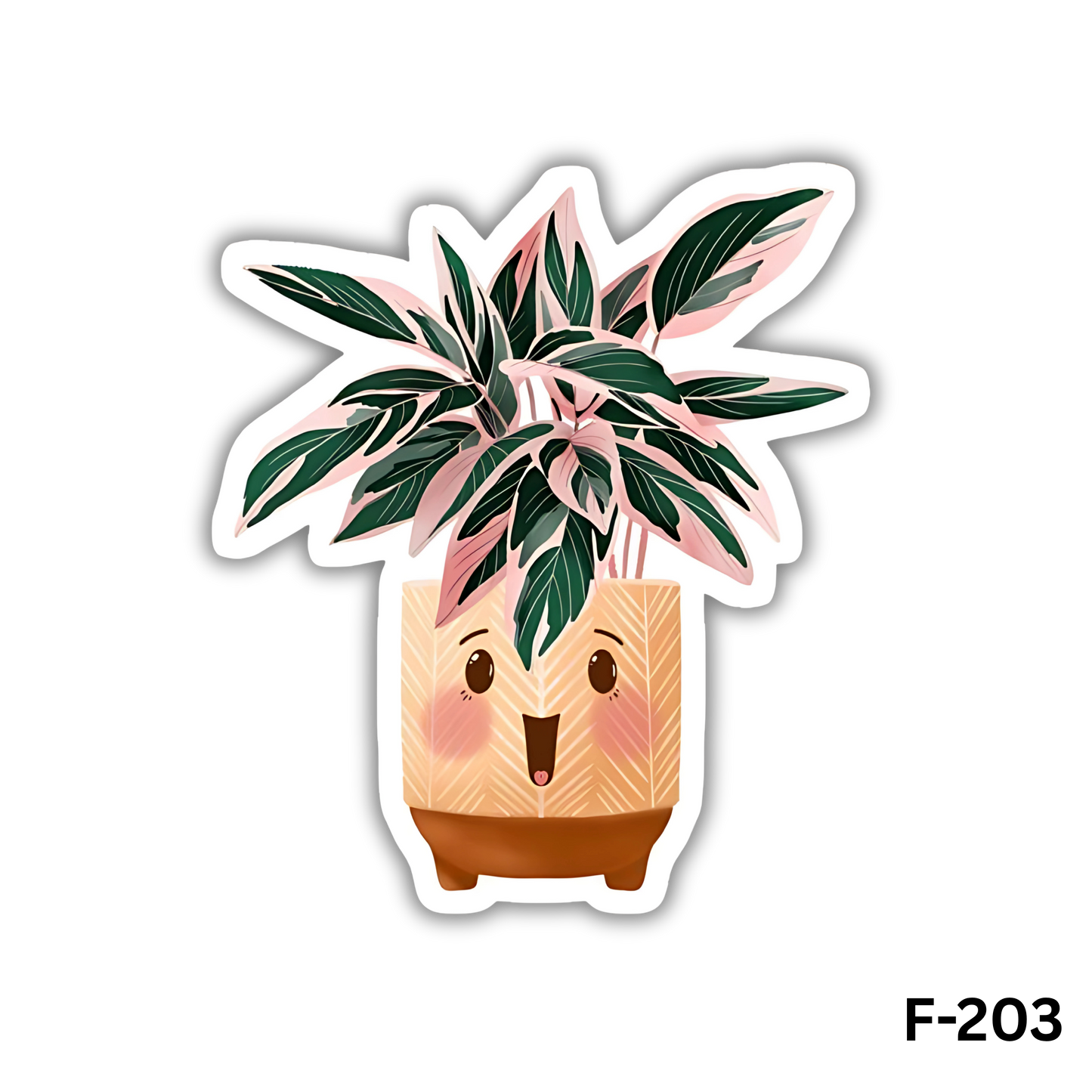 Peacock Plant sticker(F-203)