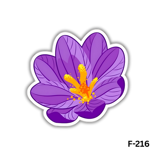 Purple Crocus Flower(F-216)