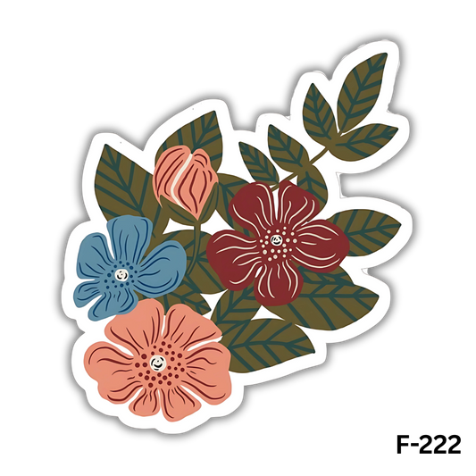 Bouquet of Flowers and Leaves(F-222)