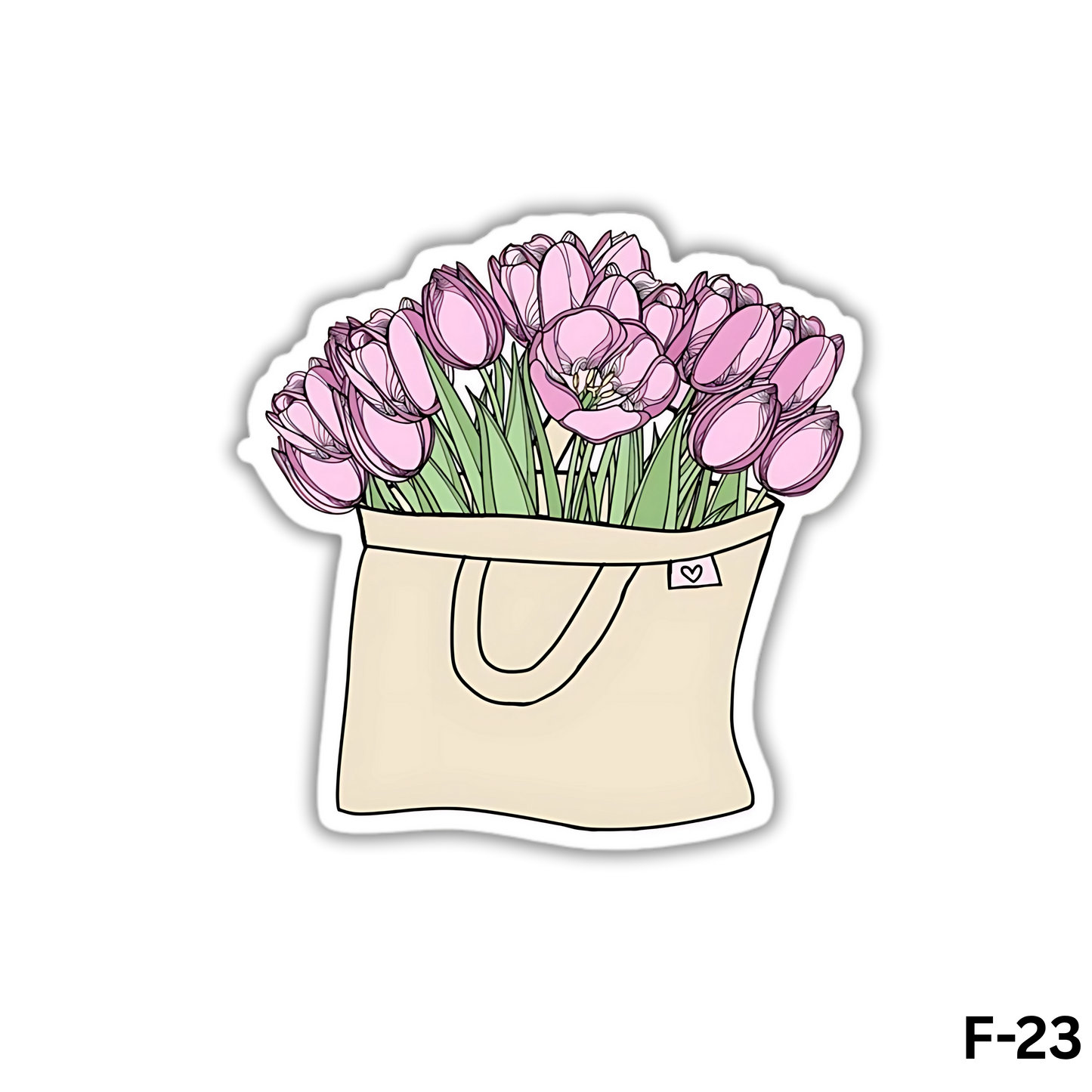 Bag of Pink Tulip Flowers(F-23)