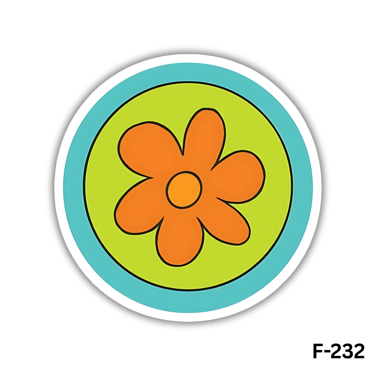 Flower Power sticker(F-232)
